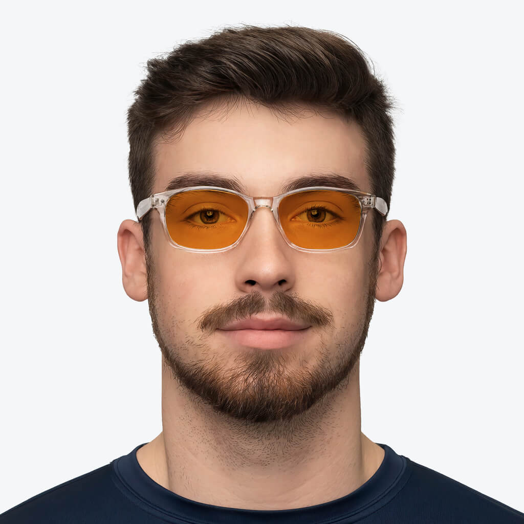 SunDown Lucent Blue Blocking Glasses - Crystal - Image 3