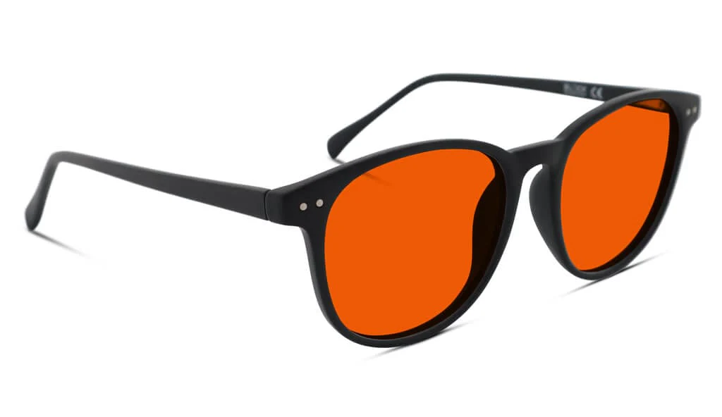 NightFall Billie Blue Blocking Glasses - Black - Image 3