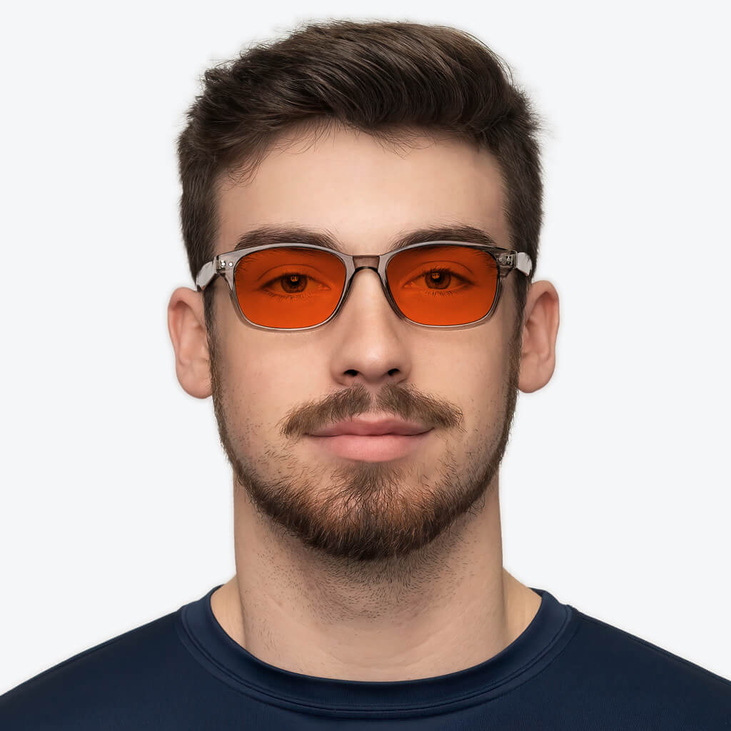 NightFall Lucent Blue Blocking Glasses - Pearl Grey - Image 5