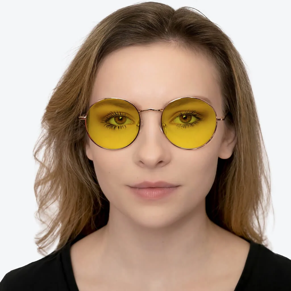 DayMax Elton Glasses - Gold - Prescription - Image 3