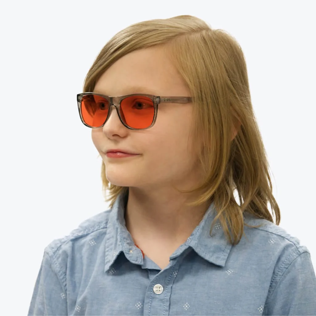 Kids NightFall Blue Blocking Glasses - Grey - Readers - Image 5