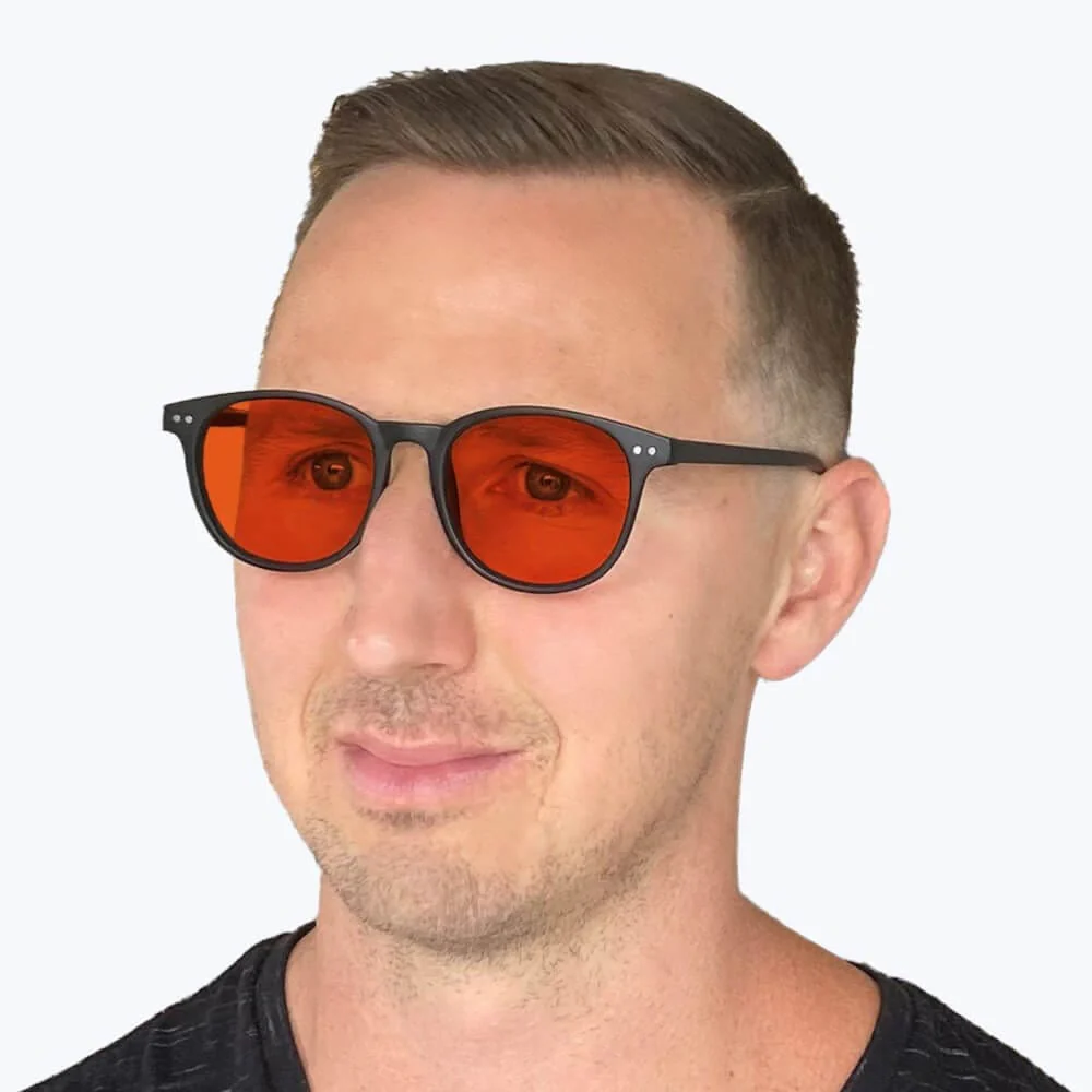 NightFall Billie Blue Blocking Glasses - Black - Readers - Image 6