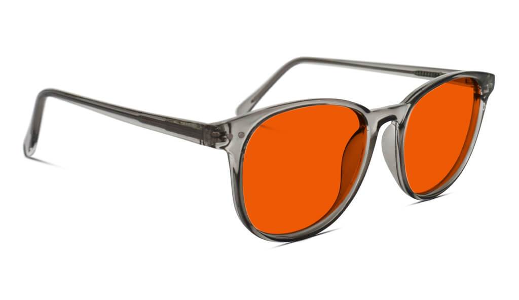 NightFall Billie Blue Blocking Glasses - Pearl Grey - Prescription - Image 3