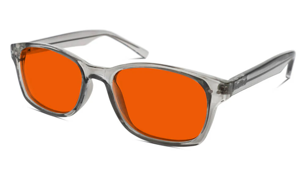NightFall Lucent Blue Blocking Glasses - Pearl Grey - Prescription - Image 2
