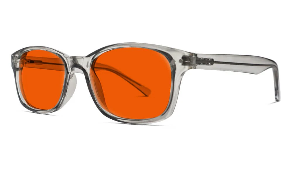 NightFall Lucent Blue Blocking Glasses - Pearl Grey - Prescription - Image 8