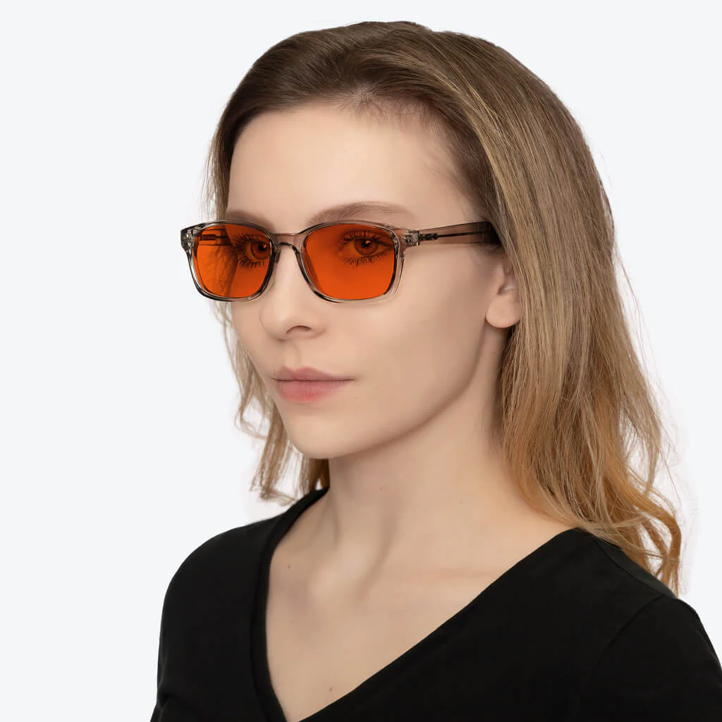 NightFall Lucent Blue Blocking Glasses - Pearl Grey - Readers - Image 3