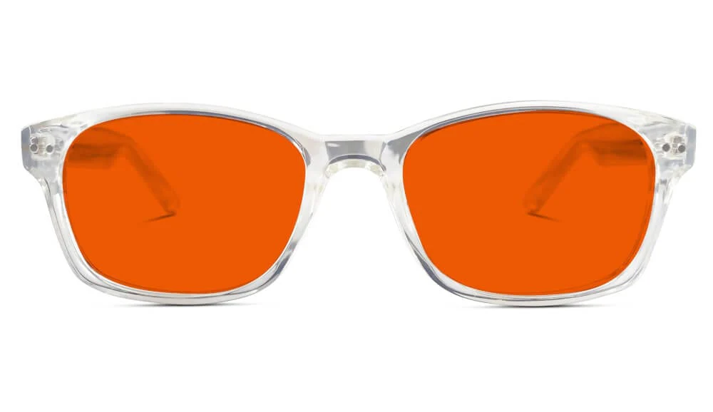 NightFall Lucent Blue Blocking Glasses - Crystal - Prescription