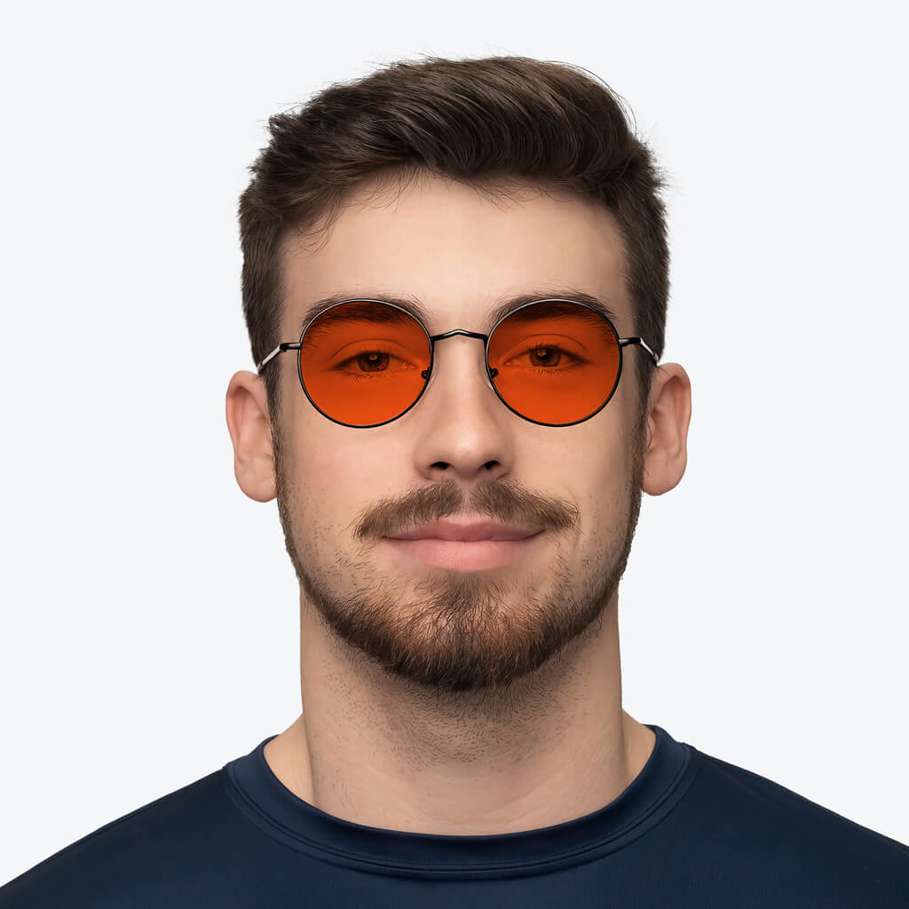 NightFall Elton Blue Blocking Glasses - Black - Prescription - Image 3