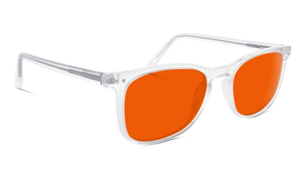 Nightfall Taylor Blue Blocking Glasses - Crystal - Prescription - Image 3