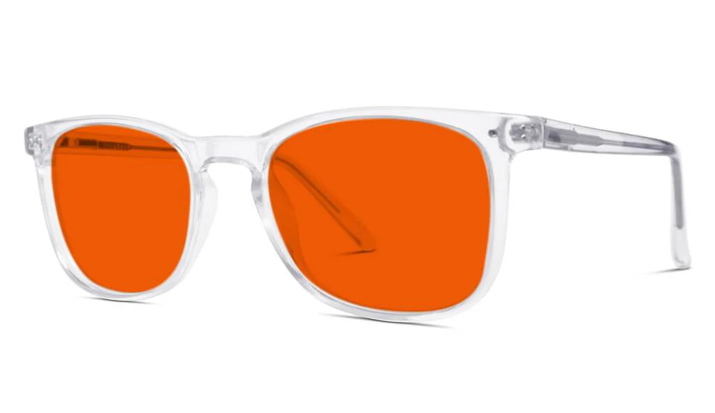 Nightfall Taylor Blue Blocking Glasses - Crystal - Readers - Image 4
