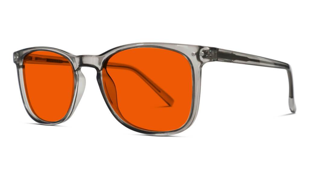Nightfall Taylor Blue Blocking Glasses - Pearl Grey - Prescription - Image 4