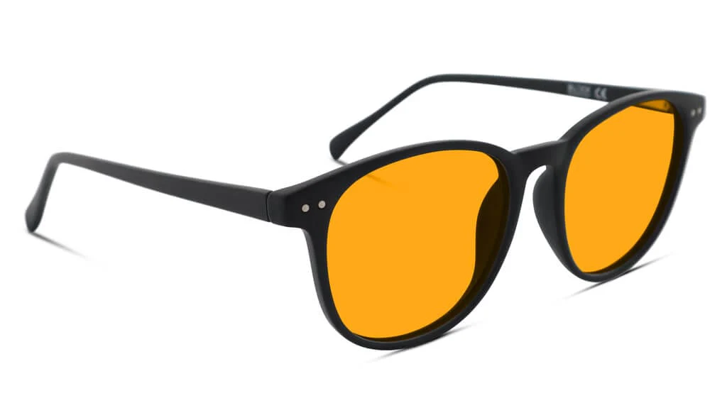 SunDown Billie Blue Blocking Glasses - Black - Prescription - Image 3