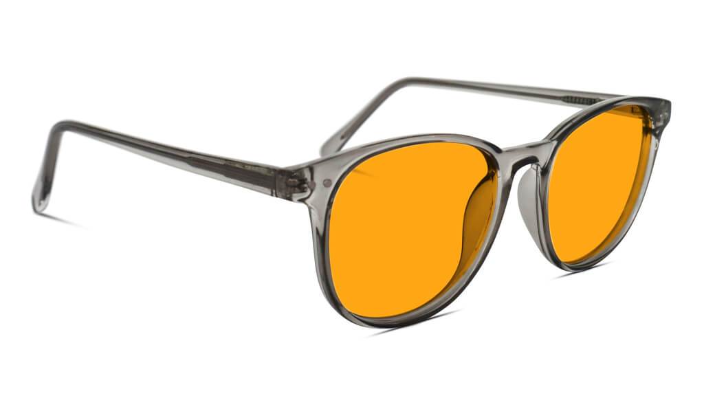 SunDown Billie Blue Blocking Glasses-Pearl Grey - Readers - Image 3