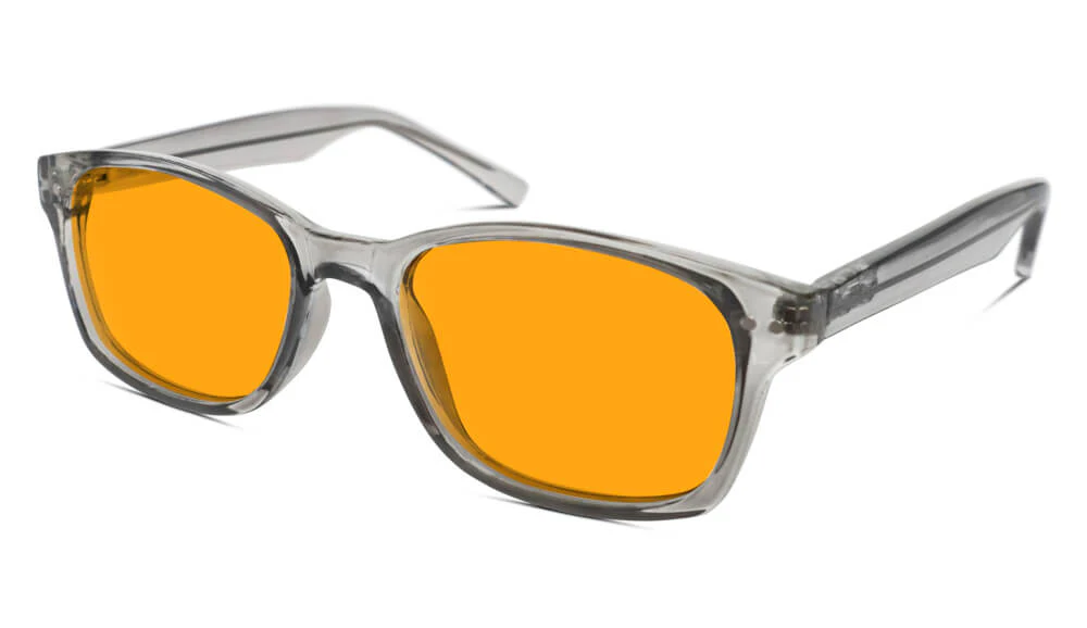 SunDown Lucent Blue Blocking Glasses-Pearl Grey - Prescription - Image 2