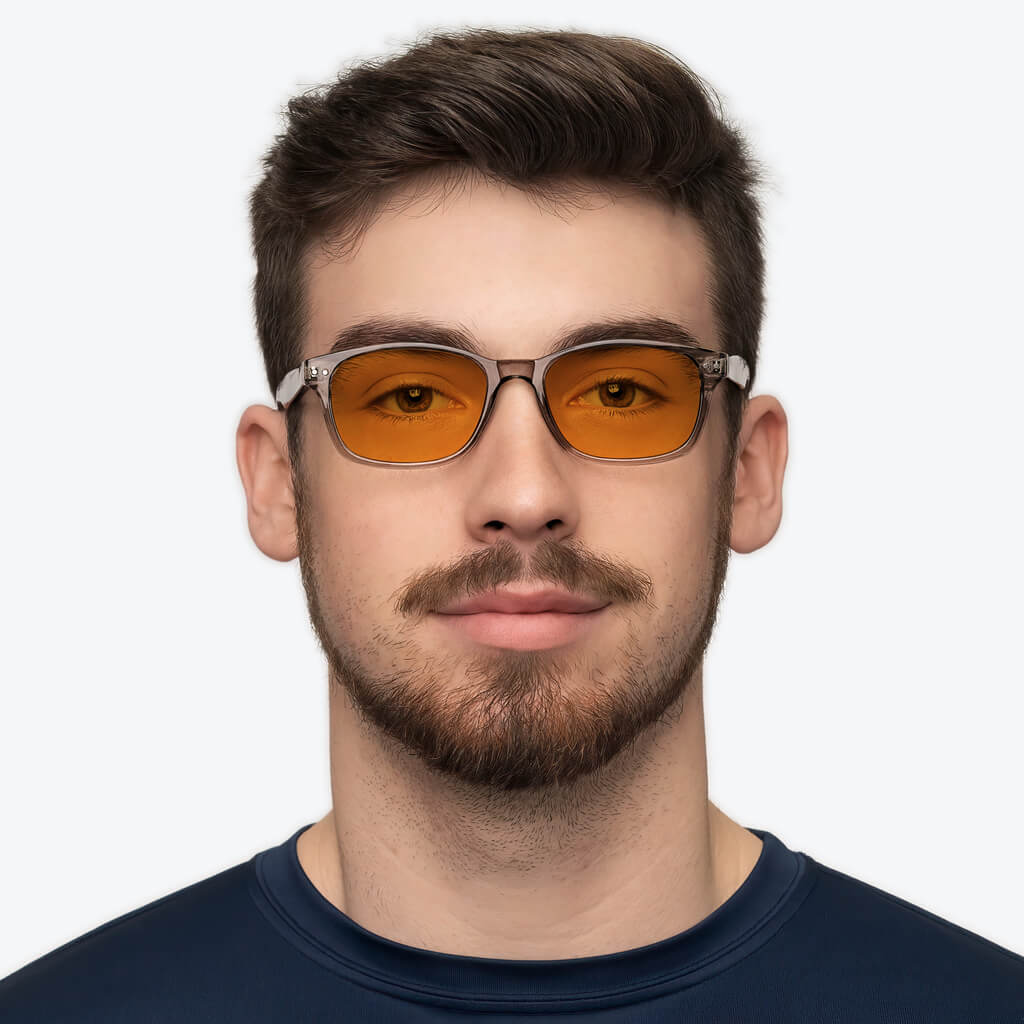 SunDown Lucent Blue Blocking Glasses-Pearl Grey - Readers - Image 3