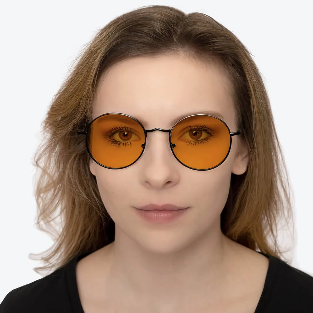 SunDown Elton Blue Blocking Glasses - Black - Readers - Image 6