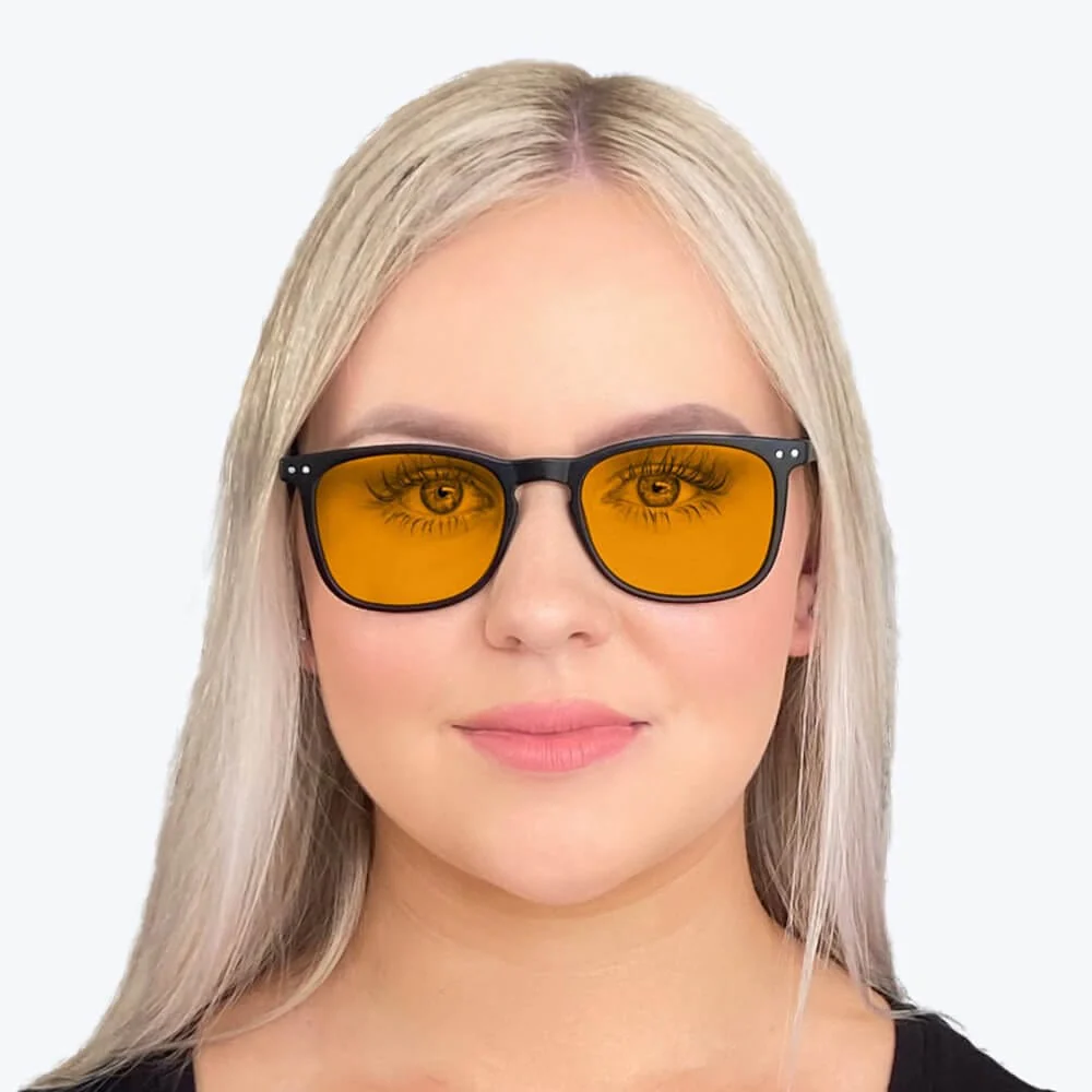 SunDown Taylor Blue Blocking Glasses - Black - Prescription - Image 5