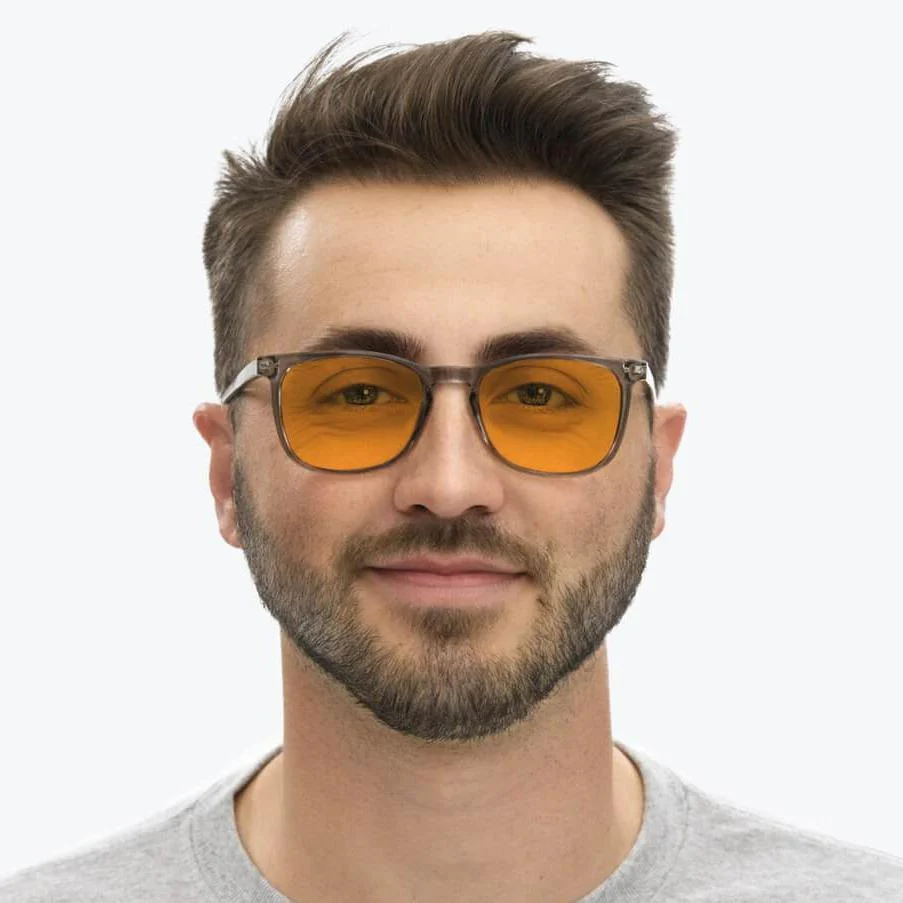 SunDown Taylor Blue Blocking Glasses-Pearl Grey - Prescription - Image 5