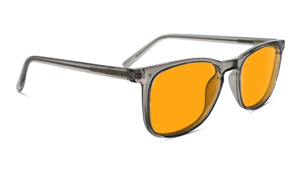 SunDown Taylor Blue Blocking Glasses - Pearl Grey - Readers - Image 3