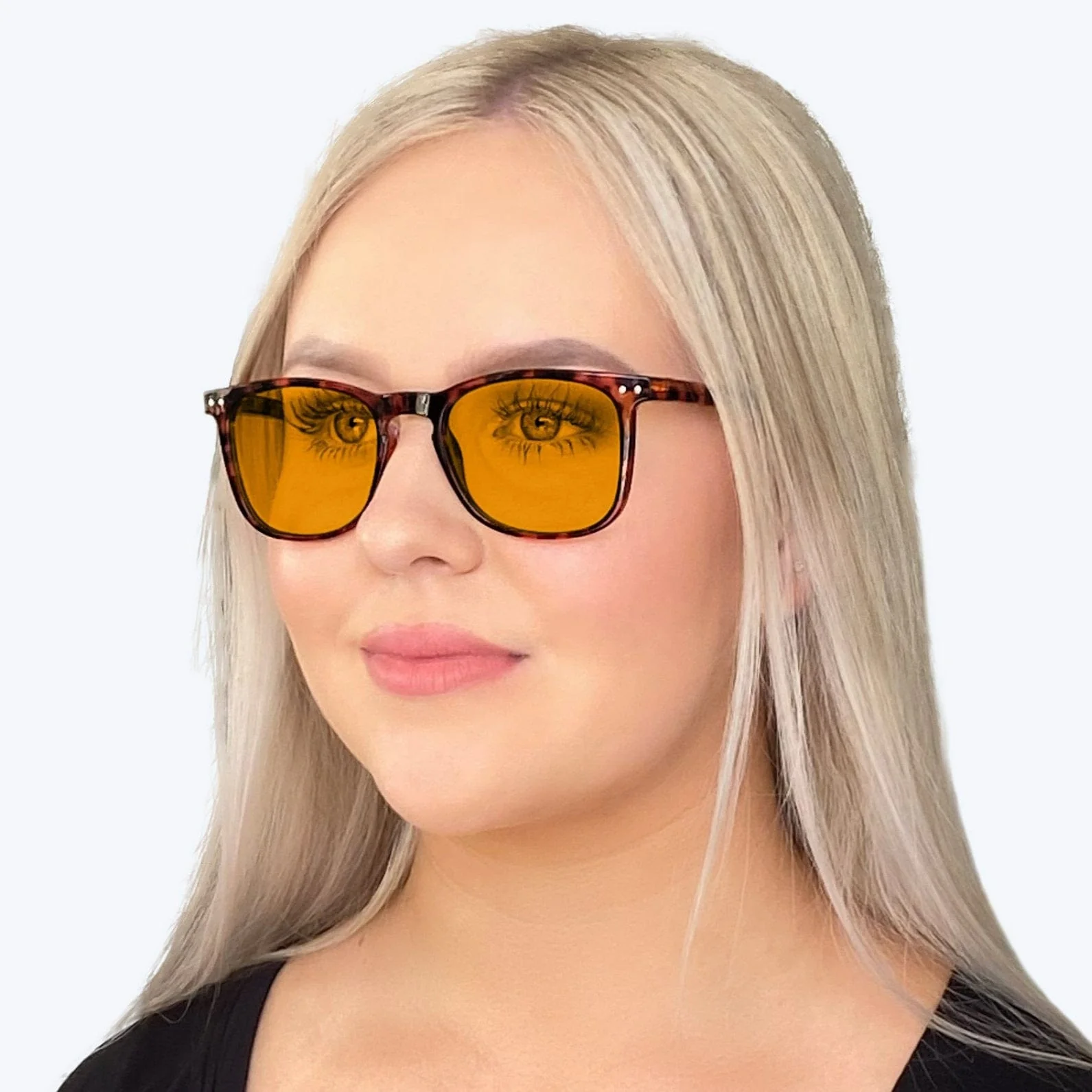 SunDown Taylor Blue Blocking Glasses - Tortoise - Image 7