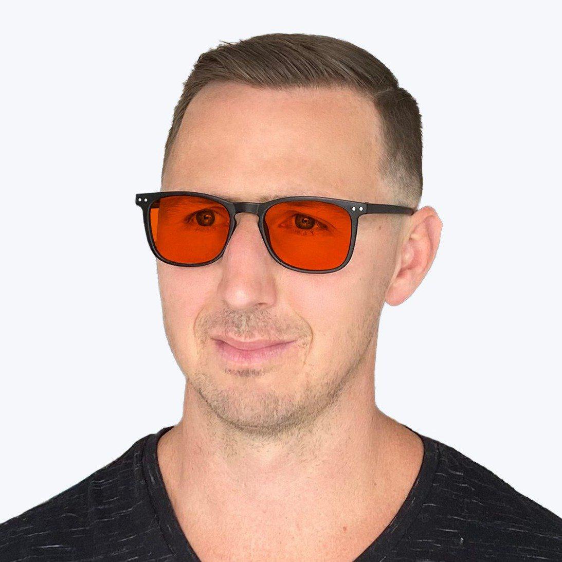 Nightfall Taylor Blue Blocking Glasses - Black - Image 7